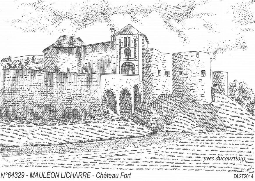 N 64329 - MAULEON LICHARRE - chteau fort
